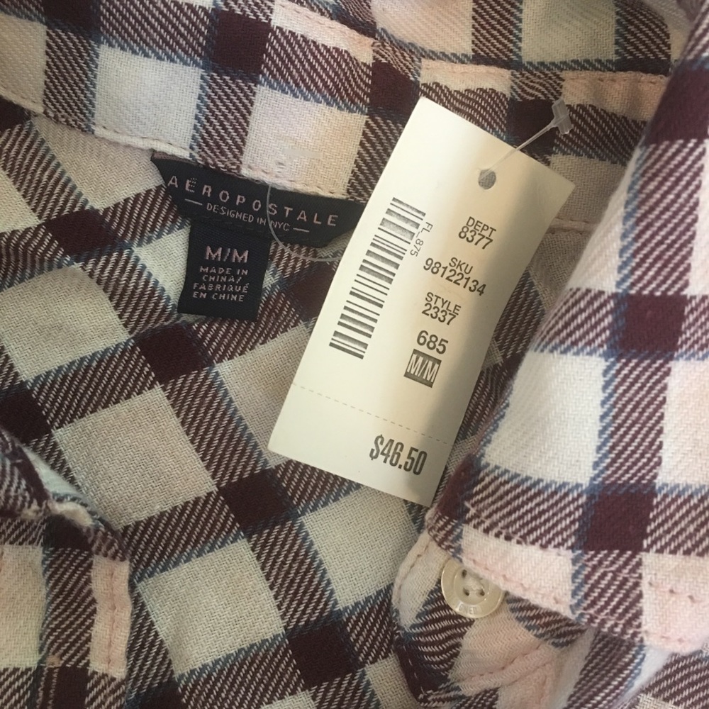 Plaid button down - Picture 3 of 5